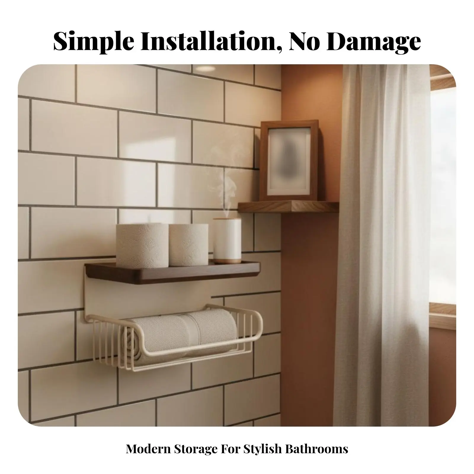 

surfaceMounted Tissue Box with Shelf Damagecostcomplimentary Installation Restroom Tissue Holder Visible Transparent Panel