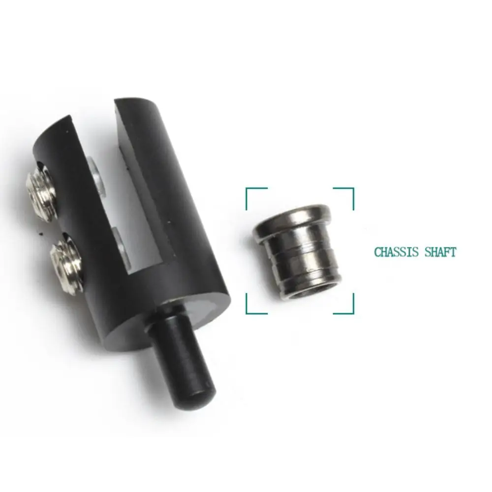 2 Buah Engsel Pintu Kaca Kapasitas Penahan Beban Kuat Engsel Kaca Silinder Poros Halus Cocok untuk Tembaga 3-8Mm