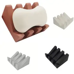 Bathroom Silicone Soap Dish Shower Portable Soap Holder Keeping Soap Dry Easy Clean Sponge Tray Kitchen Accessories