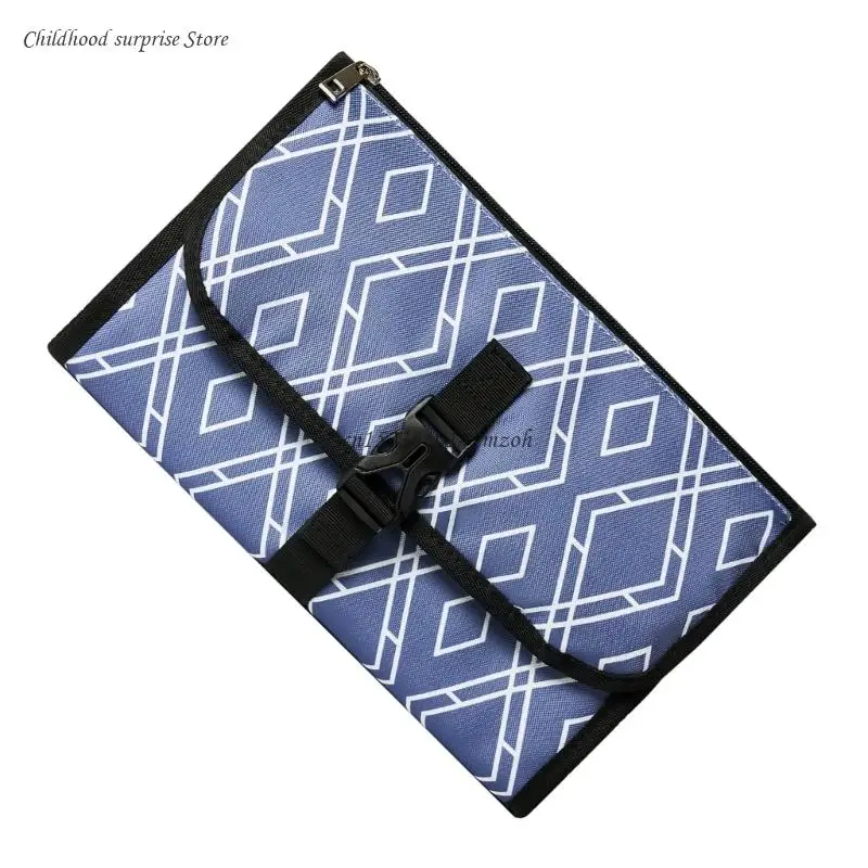 Foldable Baby Changing Pad Portable Newborns Waterproof Diaper Mat Hangable Bag Dropship