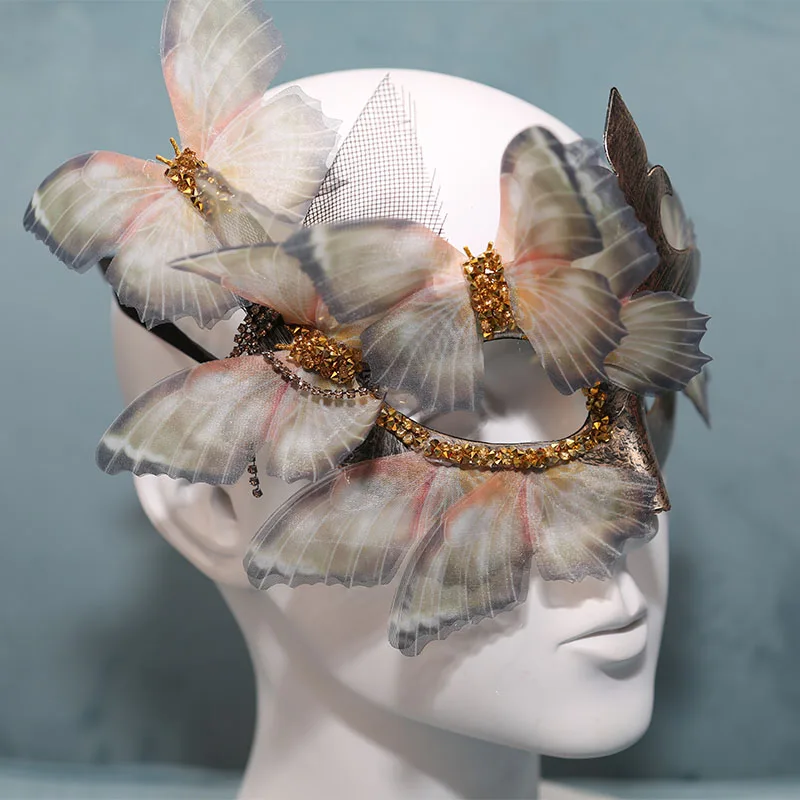 

Mask Half Face Retro Wind Butterfly Show Masquerade Party Princess Party Photo Party Halloween