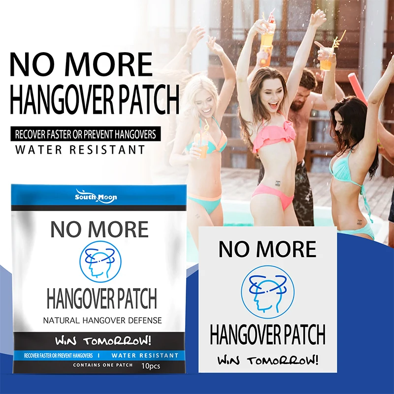 10/50Pcs Quit Drinking Patch Relief Alcohol Addiction Alcoholism Sticker Protect Liver Hangover Chinese Herbal Body Care Plaster