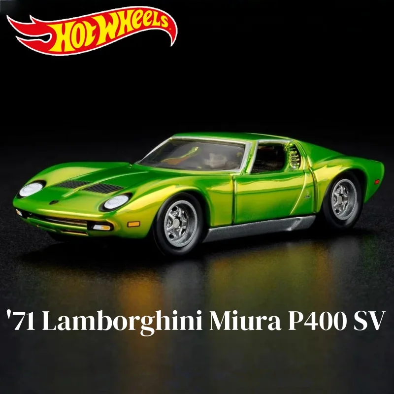 

New Genuine Hot Wheels Rlc 1/64 Lamborghini Miura Simulation Model Toy Car Holiday Gifts Collectibles Desktop Ornament In Stock