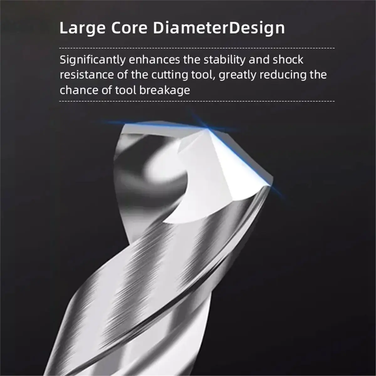SIQI Solid Carbide Micro Drill Uncoated Bit Aluminum Hole Drilling 3xD Cutting 3.8mm Shank CNC Tool