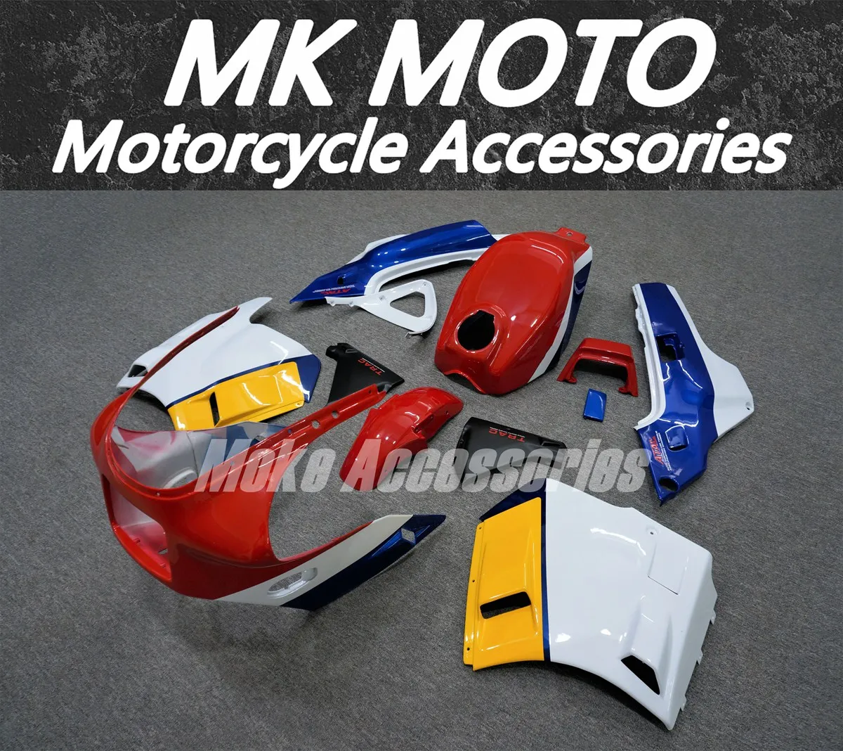 

Комплект обтекателей для мотоцикла, подходит для NS400R 1986, высококачественный комплект кузовных деталей из ABS-пластика, синий, белый, желтый, красный.