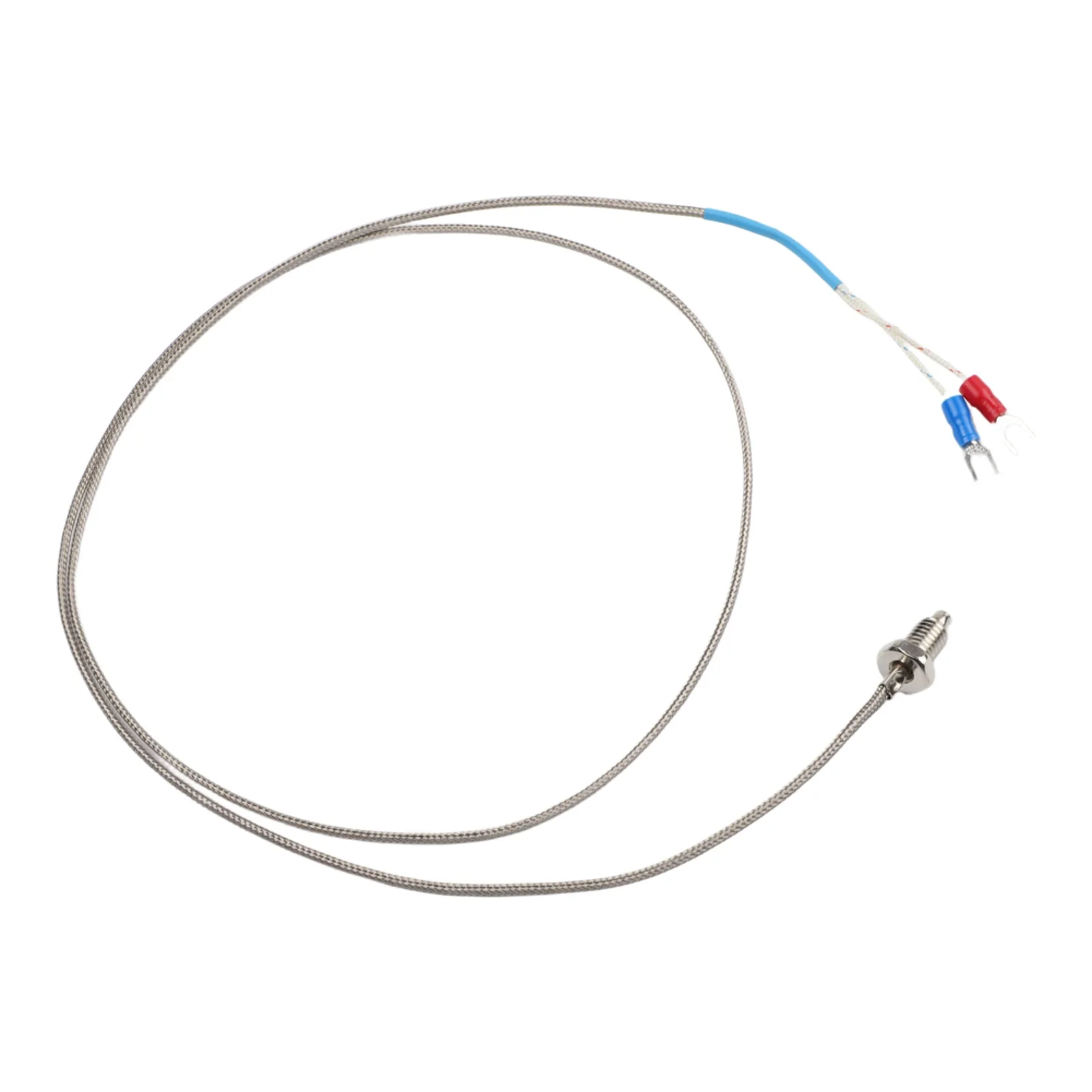 M8 Threaded Resistance Temperature Detector For Rtd Sensor Wire K-Type Thermocouple 1m 2m Metal Probe For Industrial Measurement