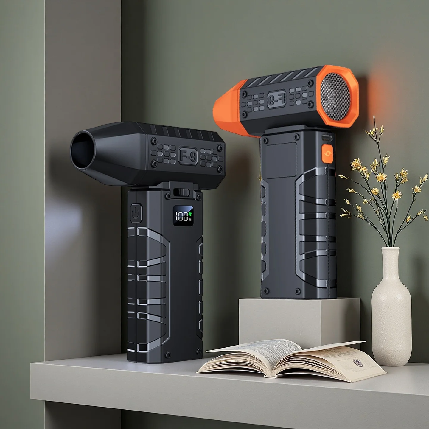 منفاخ 160000 دورة في الدقيقة مروحة نفاثة توربو 100 تروس سرعة قابلة للتعديل منفضة هواء كهربائية من النوع C شحن منفاخ هواء قوي 6000 مللي أمبير في الساعة