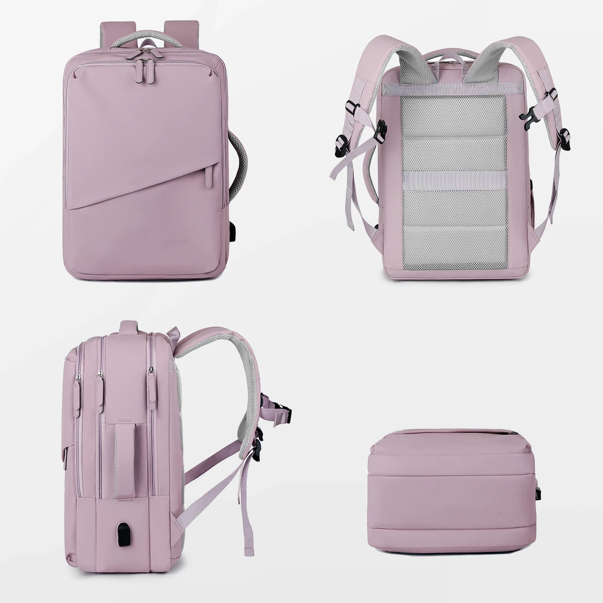 حقيبة ظهر للجنسين للسفر خفيفة الوزن 2025، حقيبة ظهر رائعة للغاية للسفر والعمل والتنقل، حقيبة كمبيوتر ذات سعة كبيرة