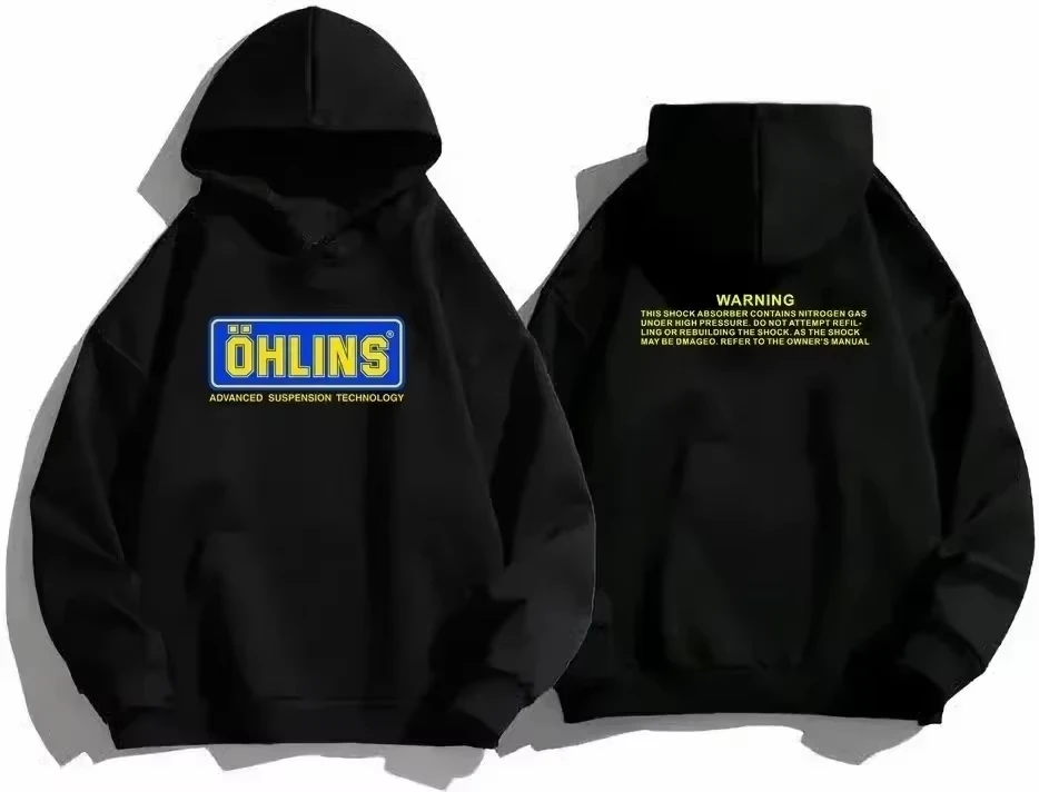 2025 الرجال هوديي Ohlins الرياضة سباق أعلى عكسها صدمة Ohlins RXF34 M.2 الرجال هوديي مطبوعة الراحة هوديي #3