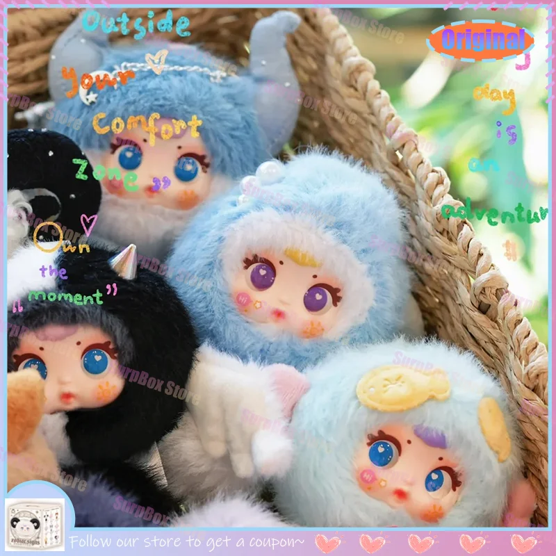 

Original MM Milk Candy the Zodiac series Doll Toy Keychain Blind Box Cute Decoration Pendant Girl Surprise Birthday Gifts