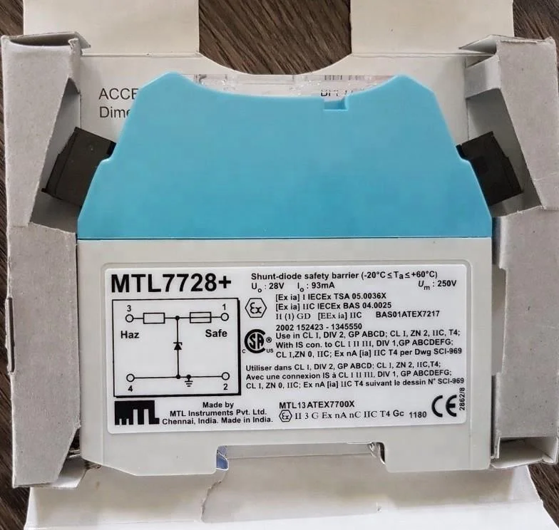

MTL шунтирующий диодный предохранительный барьер MTL7728 + монтажные предохранительные барьеры на DIN-рейку