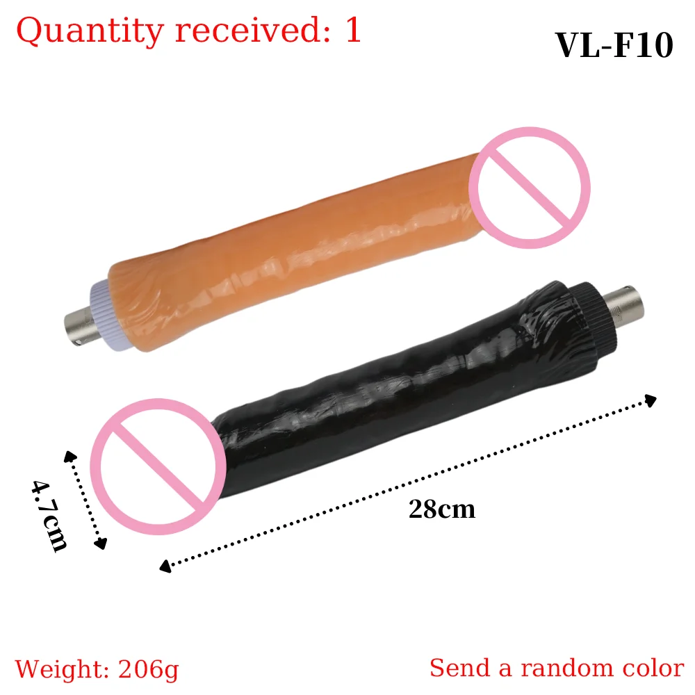 Black Dildo Attachment para Masturbação Love Machine, Anexo para Mulheres e Homem, 3XLR, 3PRONG, Ventosa