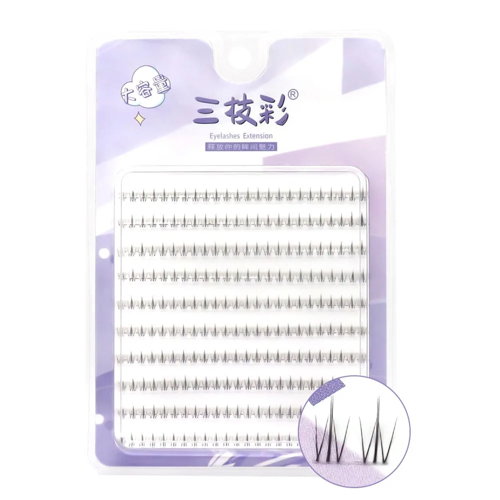 黒6mmエアローワーまつげメイクツールDIYまつげエクステンションボトムラッシュクラスターアンダーボトムラッシュ