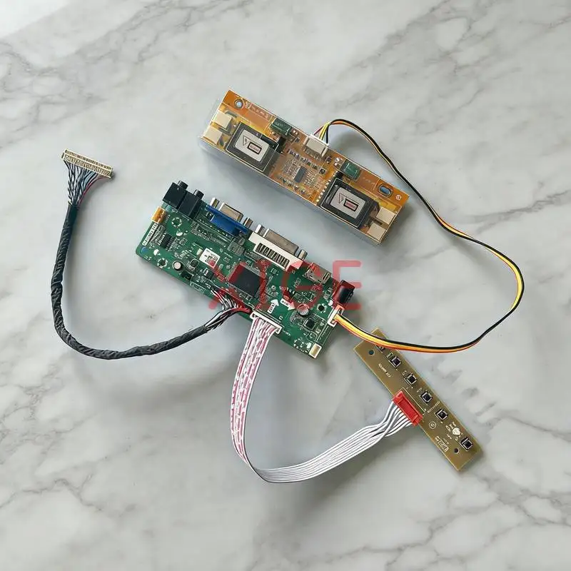 

For M210W1 M190Z1 CLAA220WA01 CLAA201WA04 Screen Drive Controller Board Kit 30 Pins LVDS VGA DVI HDMI 1680x1050 4-CCFL 1680*1050