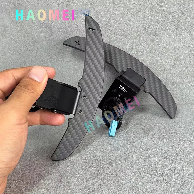 

Подходит для BMW M2, M3, M4, M5: карбоновые спортивные подрулевые лепестки (шайбы) для модернизации и тюнинга, с магнитным креплением.