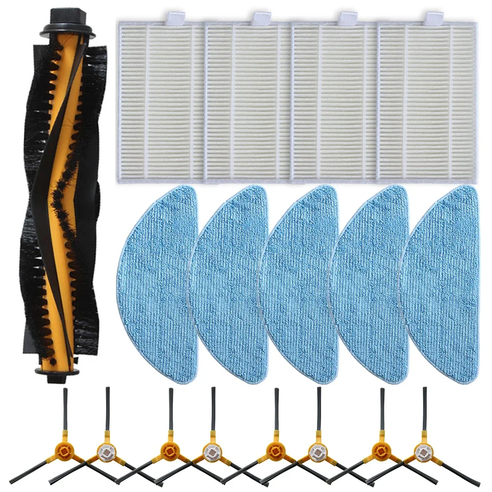 

Main Brush Side Brush Filter Screen Mop Accessories For BObsweep PetHair For SLAM Roller Brush Efficient Cleaning