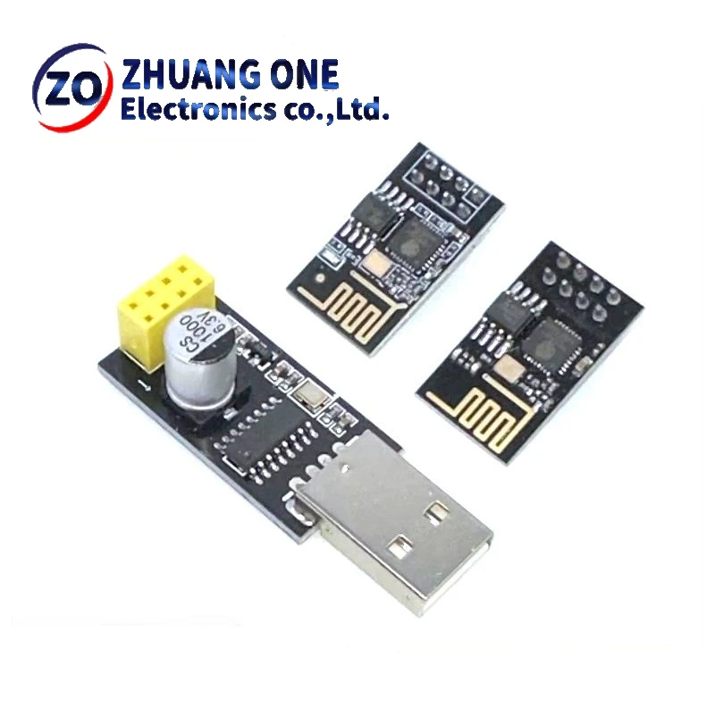 ESP01 Programmer Adapter UART GPIO0 ESP-01 Adaptater ESP8266 CH340G USB to ESP8266 Serial Wireless Wifi Developent Board Module