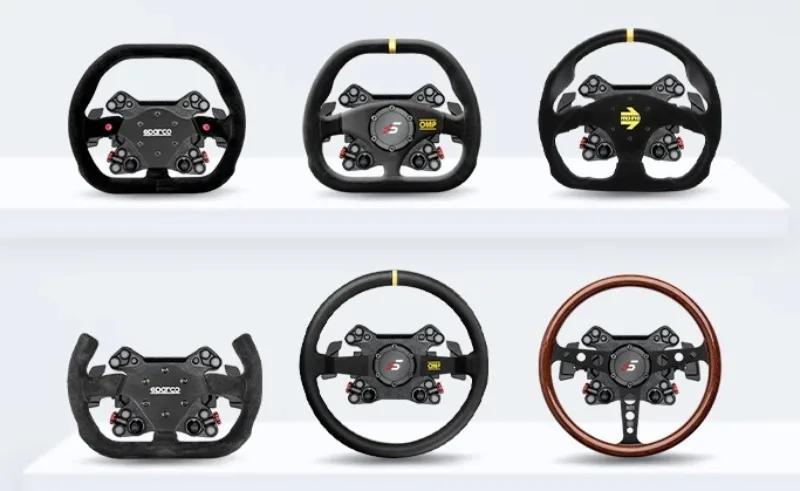 Onderdelen voor SIMAGIC NEO X Racing emulator HUB Koolstofvezel Gaming Stuurwiel Multi-form Paddle Wheel Body SIMAGIC