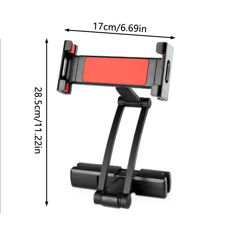 Soporte Universal para reposacabezas de coche para niños, soporte para teléfono de coche con abrazadera de sujeción ajustable en ángulo para teléfono, tabletas y Iphone