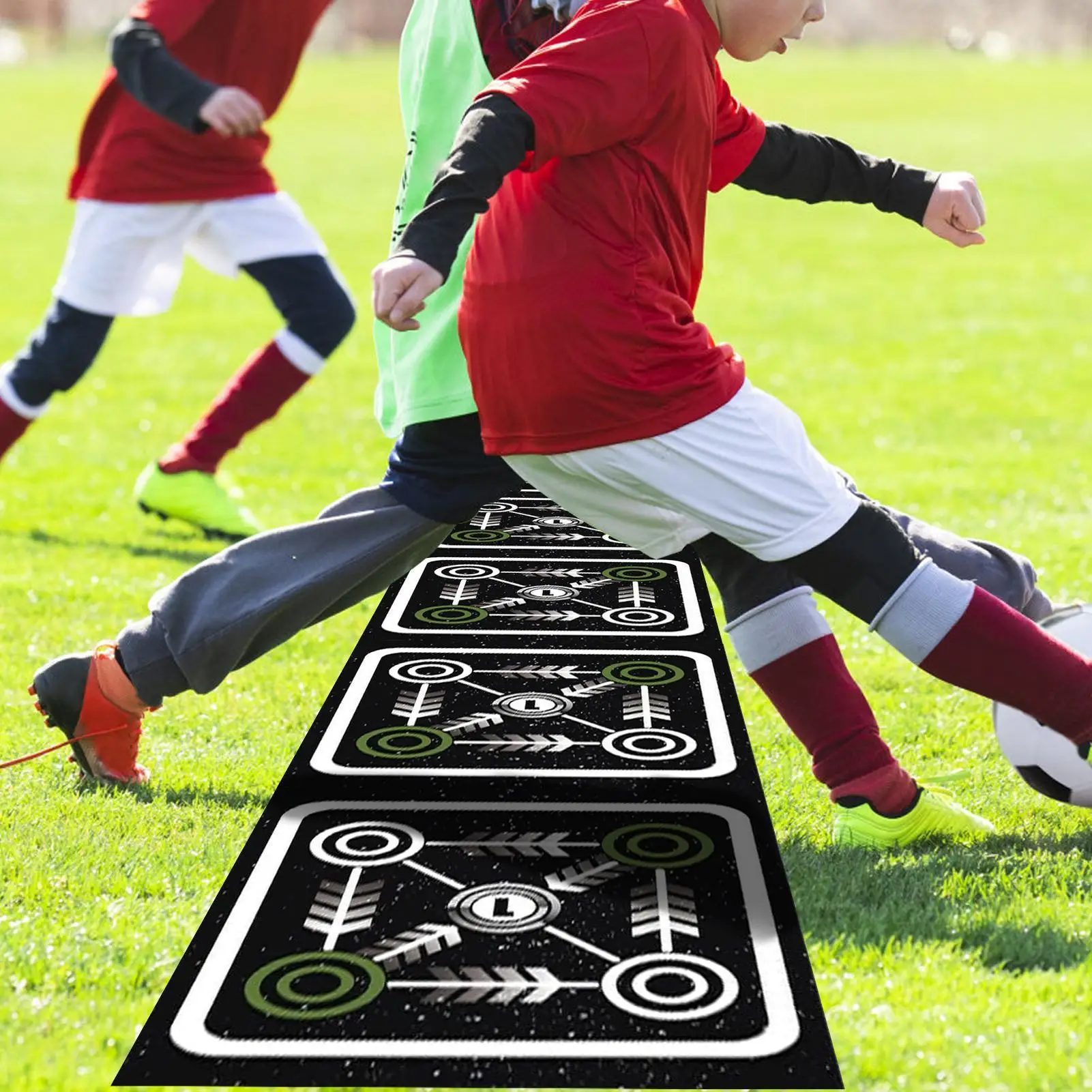 Fußball Agility Leiter Matte rutschfeste Fußball Geschwindigkeitstraining Leiter für Sport Fitness Füße Training Workout Fußball