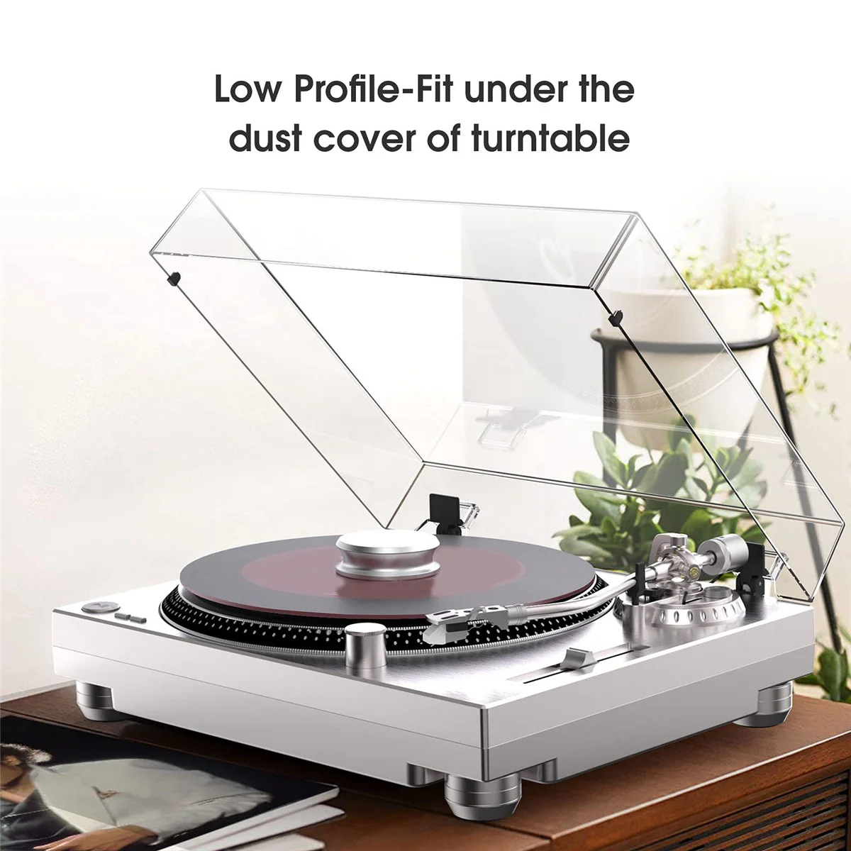 Morsetto bilanciato a disco stabilizzatore per dischi in vinile in alluminio per giradischi LP accessori per giradischi argento