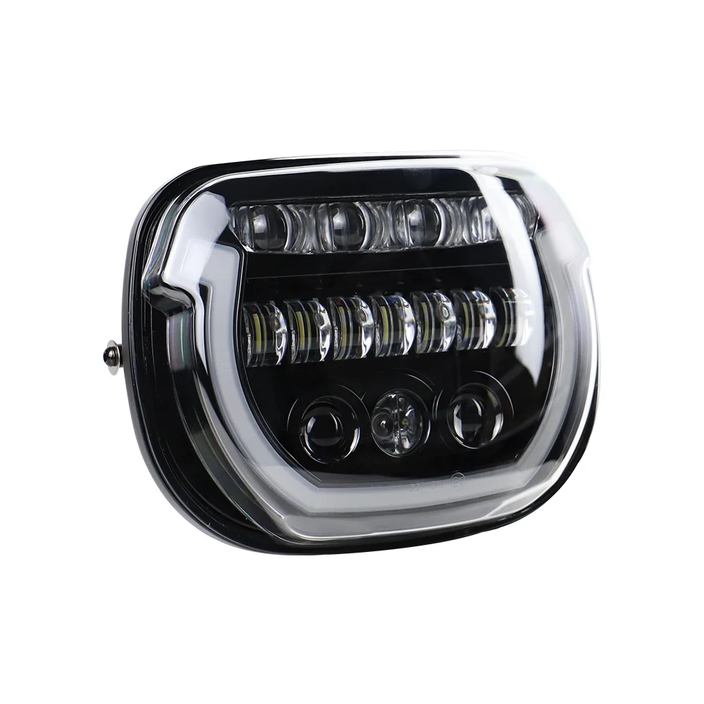 Motorcycle LED Headlights High/Low Beam White DRL for Harley Street Glide 2024 CVO Street Glide 2023-2024