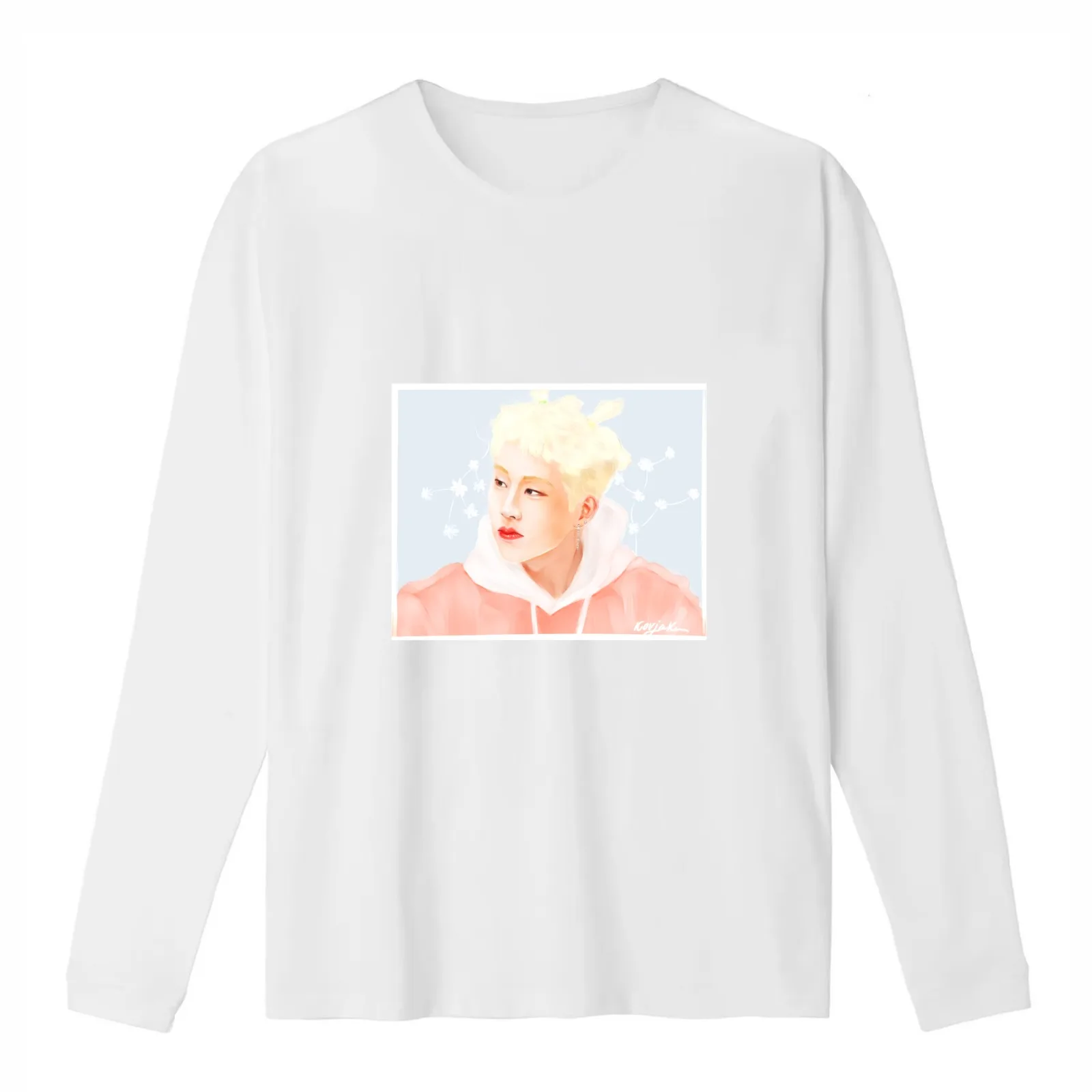 soft jooheon T-Shirt Summer Casual Cotton Tee Oversized Streetwear Tops Vintage Graphic Print Loose Fit Short Sleeve