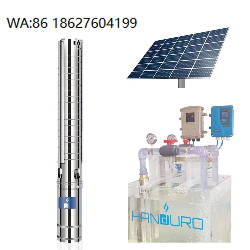 Solar Pump Kit 48V DC High Pressure Ultra Quiet Garden Watering