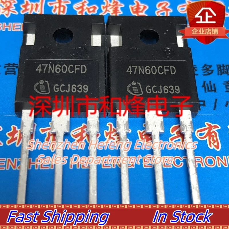 10PCS-20PCS 47N60CFD SPW47N60CFD  TO-247 600V 46A   Fast Shipping