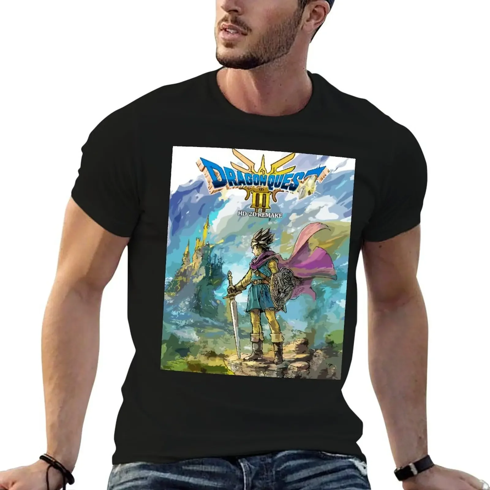 Dragon Quest III Remake T-Shirt cotton graphic tees boys animal print customs design your own slim fit t shirts for men