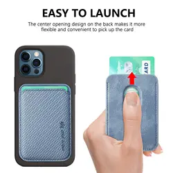 for MagSafe Wallet, Magnetic New-Upgrade Card Wallet Holder, Easy to Take Card Strong Magnet Slim Wallet for iPhone 15/14/13/12