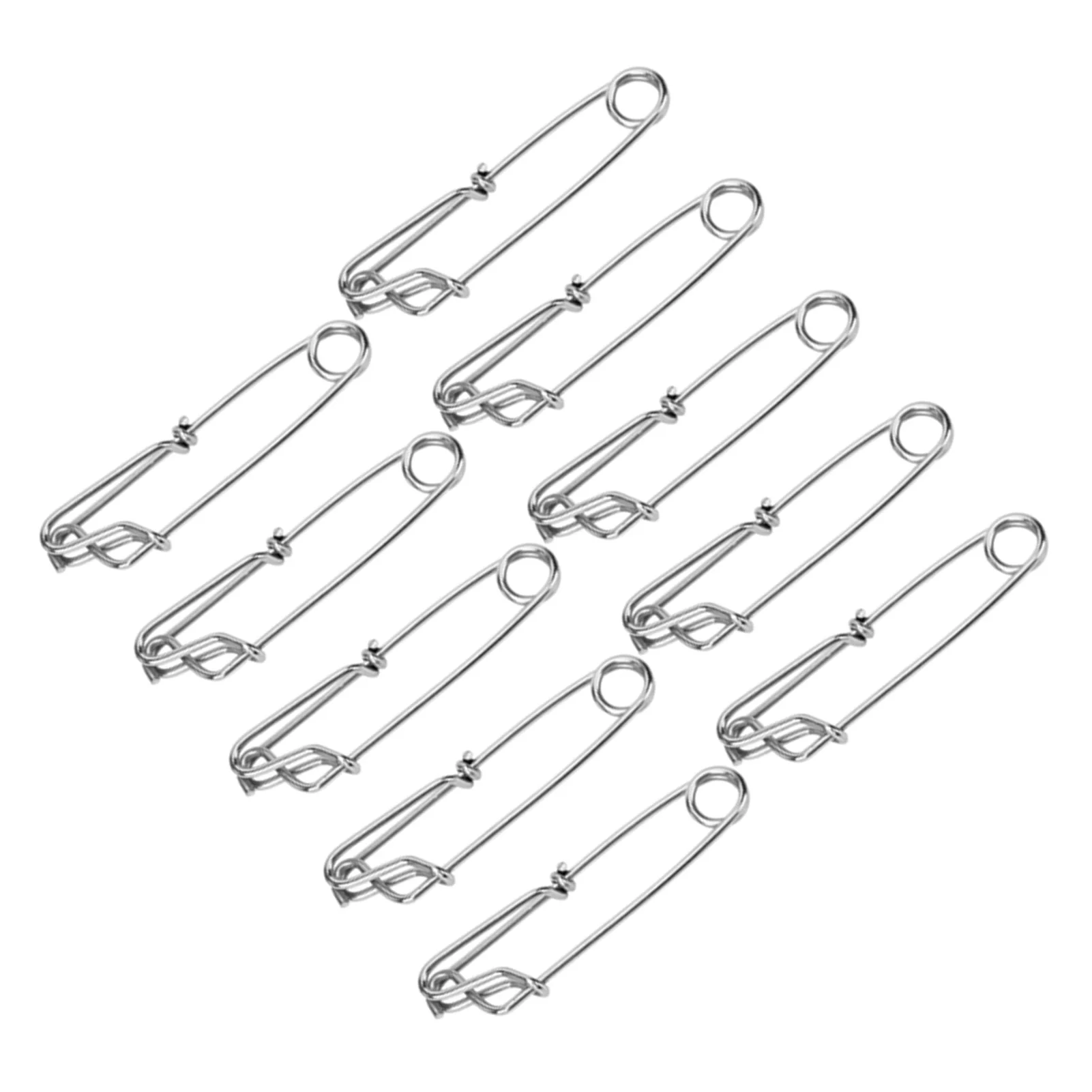 10 Stück Edelstahl-Longline-Snap-Clip, 2,6 x 100 mm, robuster Thunfisch-Clip für schwimmende Schnur zum Salzwasser-/Süßwasserangeln – Detail 7