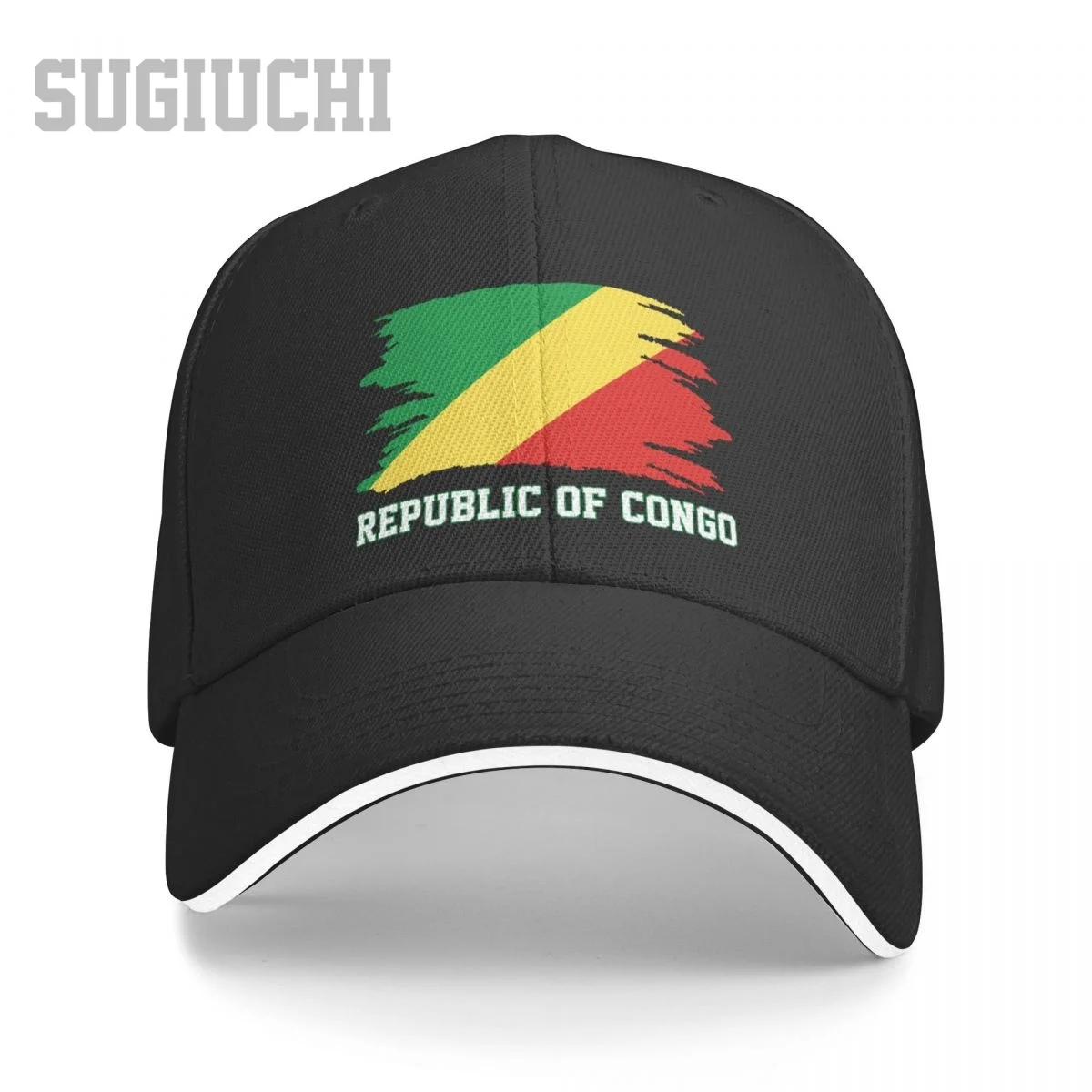 Unisex Sandwich Republic Of Congo Flag Fans Baseball Cap Men Women Hip Hop Caps Snapback Golf Hat Fishing