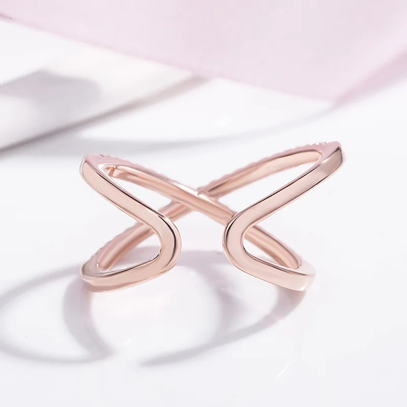 2022 K-pop New PROOF Album RM Nam-joon Kim with The Same Cross Zircon Ring Double-layer Opening Accessories Women\'s Jewelry Gift