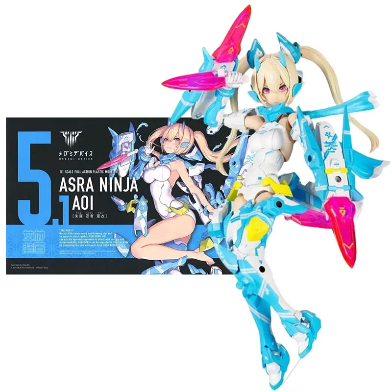 

Kotobukiya Megami Device Model Kit Asra Ninja Aoi Аниме Фигурка Строительный комплект Мобильный костюм Девушка Фигурки Игрушки для мальчиков Подарок
