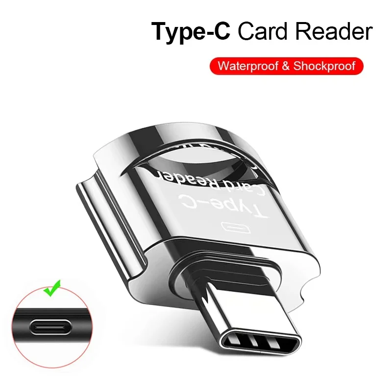 OTG Micro SD TF Card Reader For Macbook Xiaomi Adaptador USB C Micro USB 3.0 To Type C Adapter For PC Phone Laptop Accessories