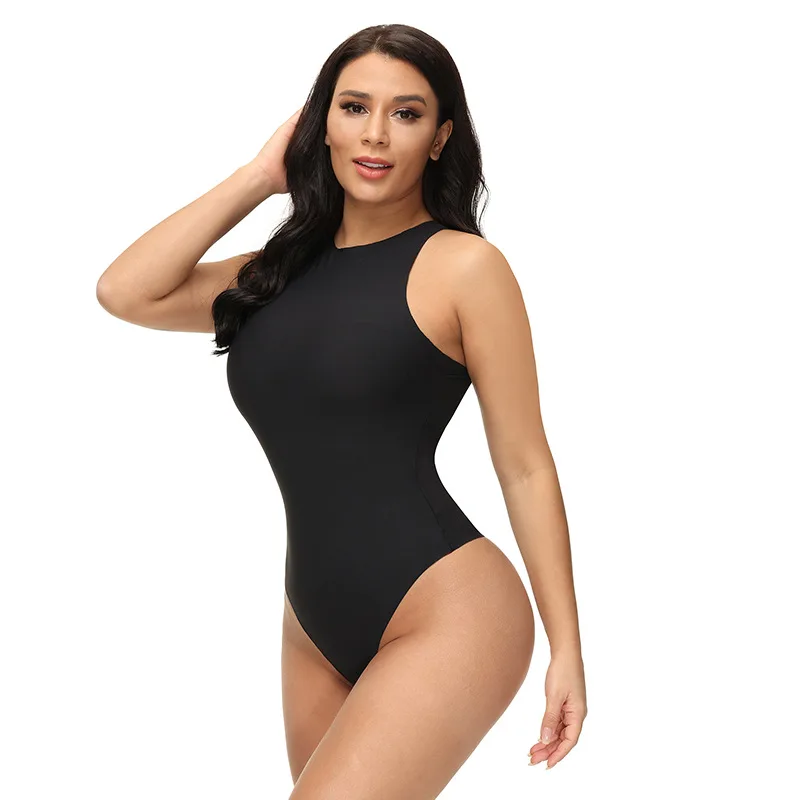 

Women Underlay Sleeveless Sexy Traceless Inner Layup Jumpsuit European And American Outwear And Underwear Shapewear Bodysuit