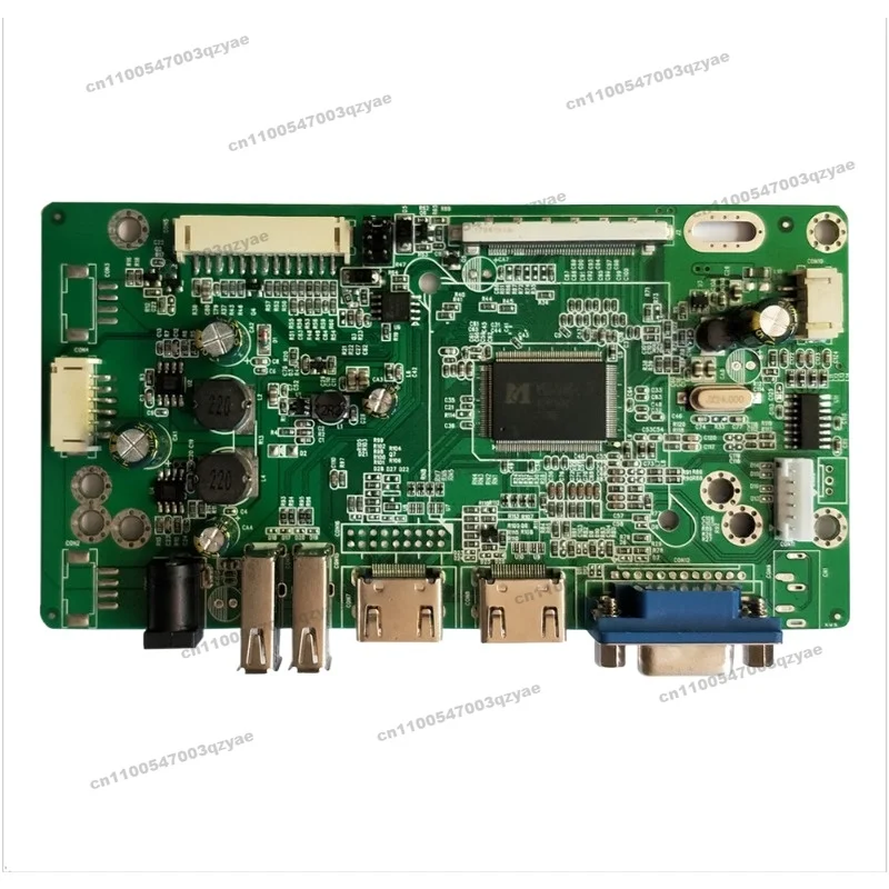 4K V By 1 Interface High Definition LCD Driver Board Supports 2 * USB  2 * HDMI + VGA Expandable Type-C