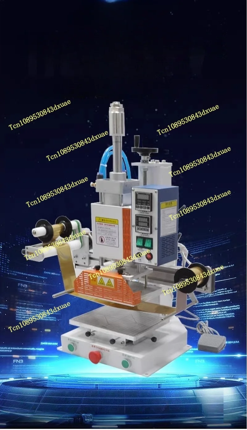 Pneumatic Multifunctional Heat Transfer Press Embossing Machine Hot Foil Stamping Machine Leather Embossing