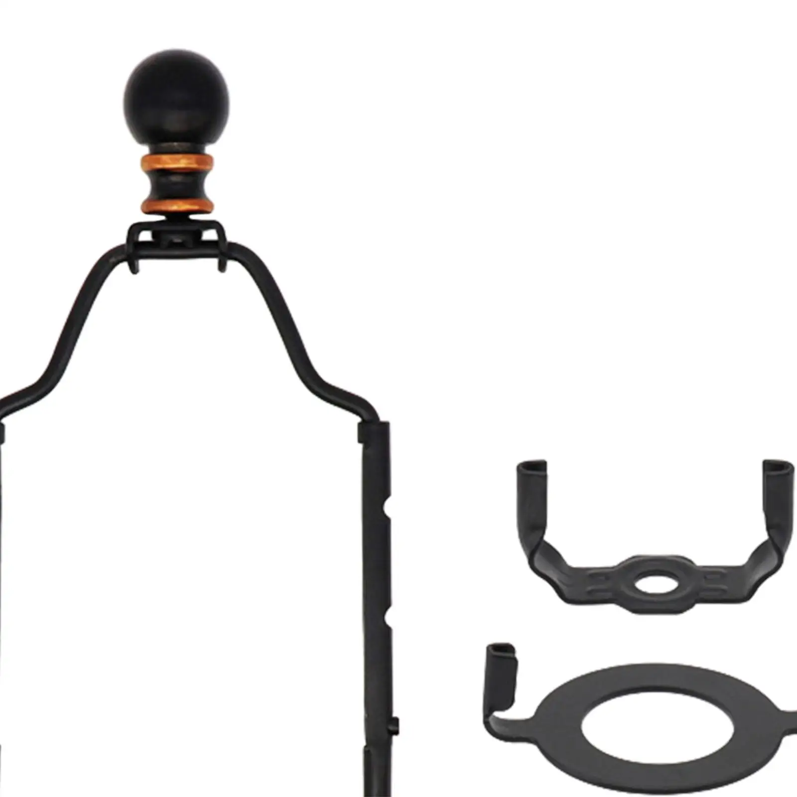 Lamp Harp Bullhorn Bracket Slim Lampshade Holder Removable Repair Accessory Kit for Table Lamp Home Decoration