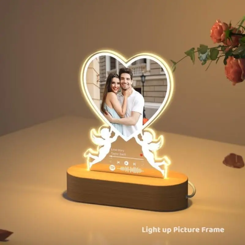 

Minimalist Custom Night Light –Customized Gifts for Her Him,Valentines Birthday Christmas
