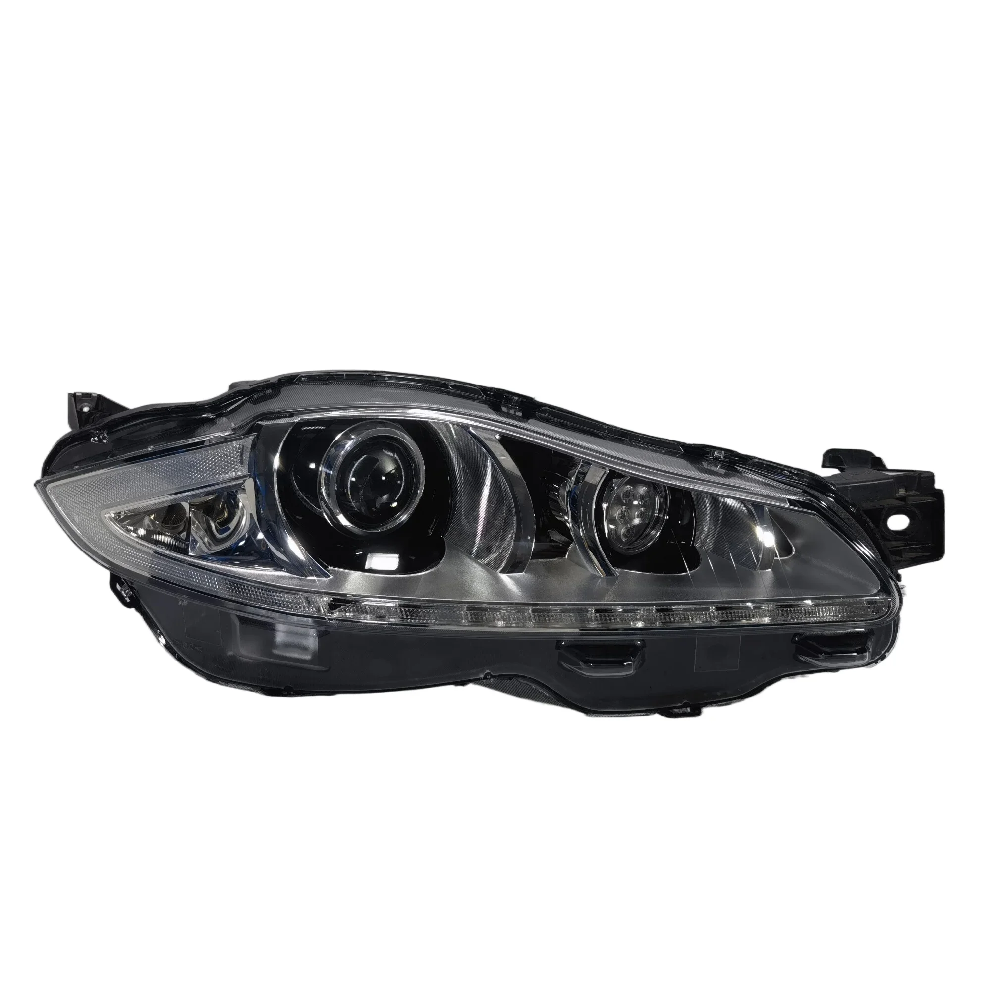 

for Jaguar XJ black suitable superior quality new patten led headlights 2012-2015 led lens headlight