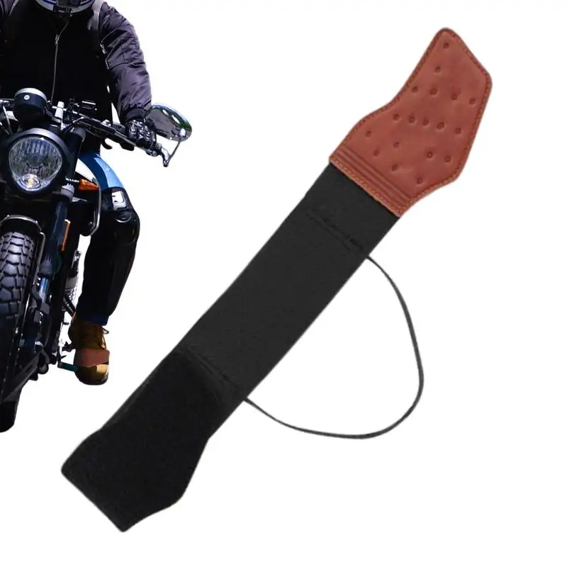 

Retro Motorcycle Gear Shifter Shoes Cover Leather Moto Shoe Boots Protector Shifter Guards Riding Cycling Accessories