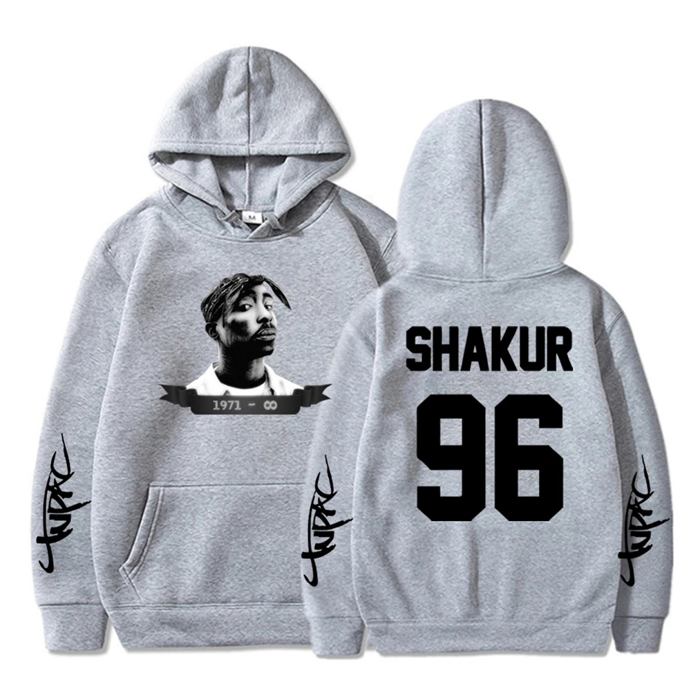 2Pac Hoodie Hip Hop Pullover Hip Hop Hoodie Women\'s Top Boys\' Coat Rap Long Sleeve 2023 Men\'s Clothing Rap Pattern New Hoodie