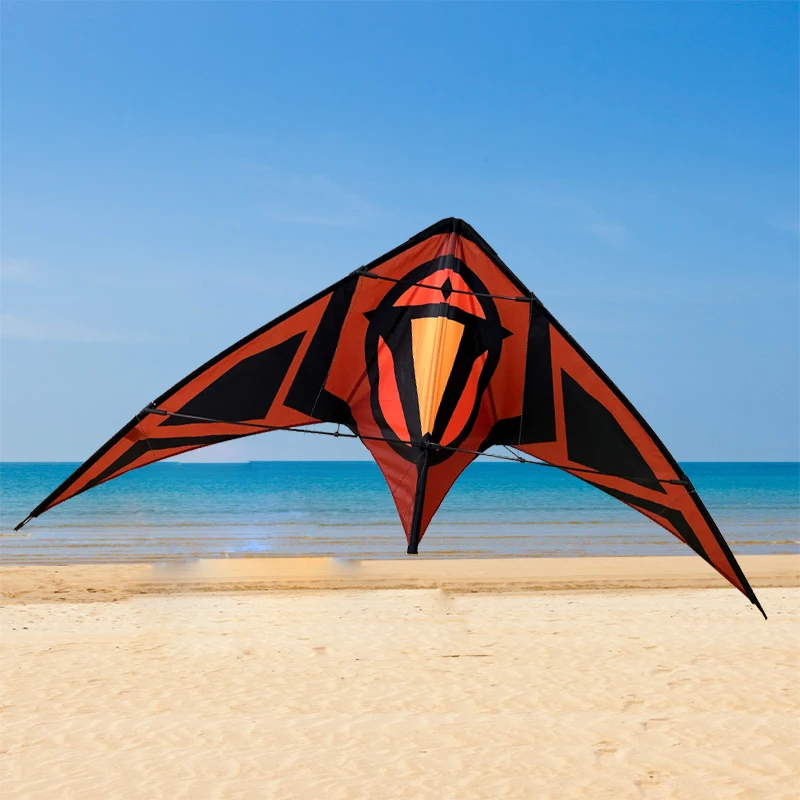 Aquilone sportivo per adulti da esterno, aquilone triangolare grande, aquilone acrobatico a doppia linea di alta gamma, facile da pilotare, include linea di lancio