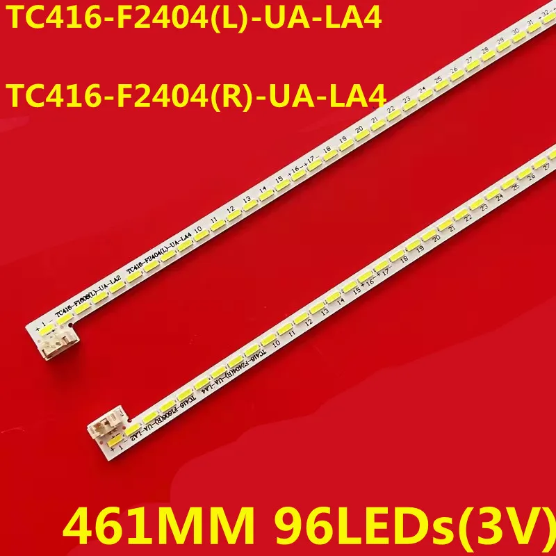 2PCS LED Backlight Strip For TC416-F2404(L)-UA-LA4 TC416-F1606(R)-UA-LA4 E42LX9101 E42LX1001 LE43A9000