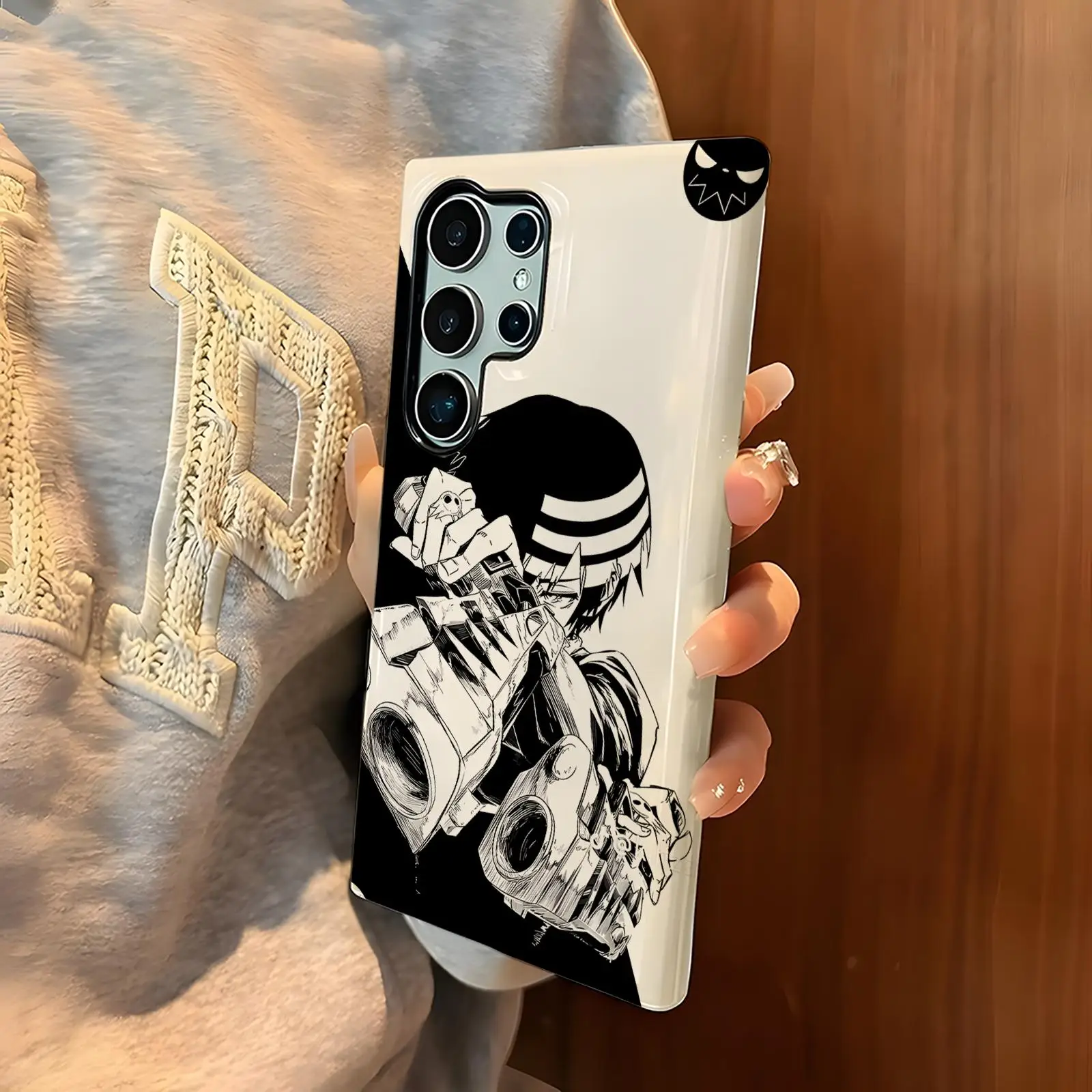 Anime SOUL EATER  Phone Case For Samsung Galaxy S26 25 S24 S23 S22 S21 Ultra Glossy Film Phone Case view 2