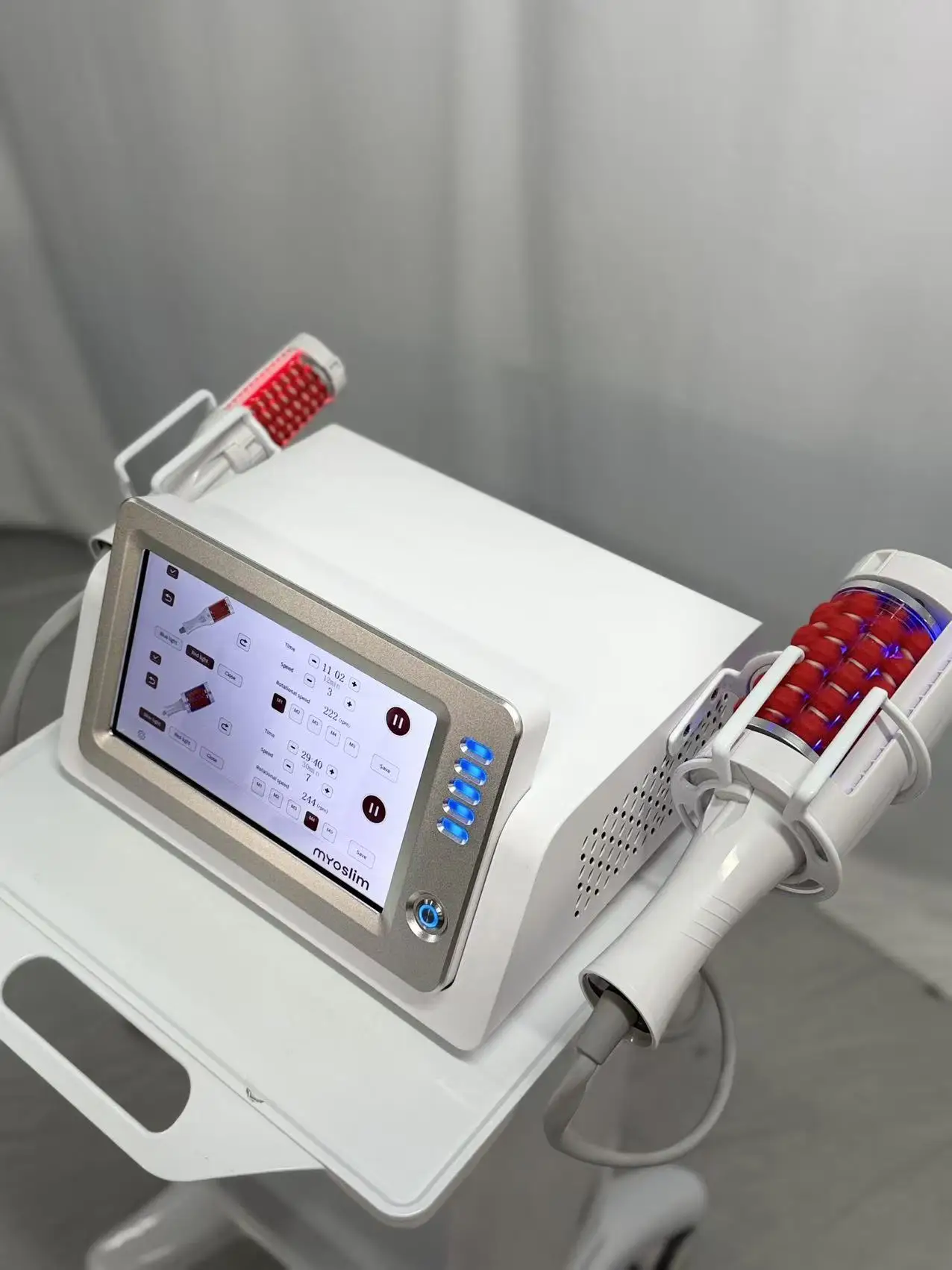 Myolim التخسيس تدليك السيلوليت الجسم علاج الوجه 360 درجة الاهتزاز العلاج الداخلي الكرة الأسطوانة آلة إزالة الدهون #6