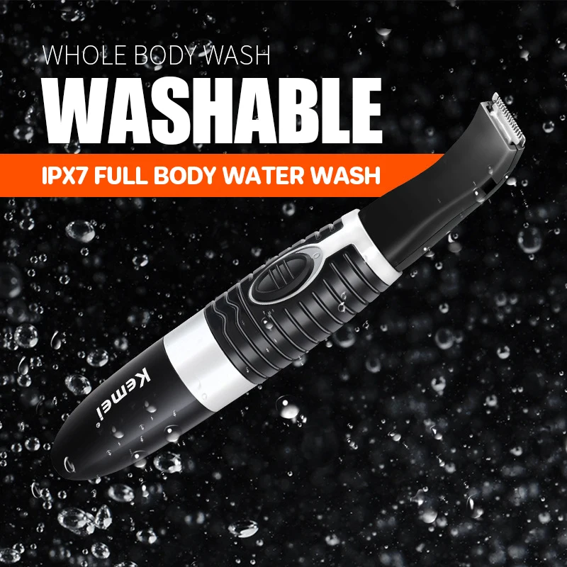 Kemei-Kit de cortapelos para perros y gatos, Afeitadora eléctrica recargable de bajo ruido para perros y otras mascotas en casa