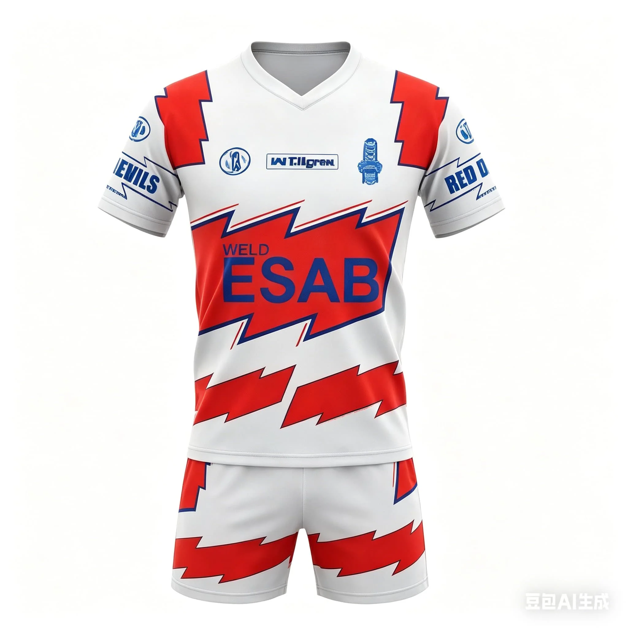 Salford Rugby Club Retro Shirt Summer New Quick Drying Comfortable Breathable T-shirt Set
